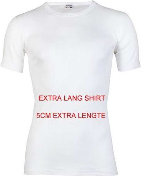 Beeren Heren T-Shirt Extra lang - Wit - maat M | bol.com
