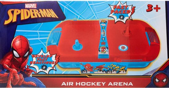 Thumbnail van een extra afbeelding van het spel Marvel Spiderman Air Hockey - 50 cm - Top Cadeau