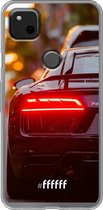 Google Pixel 4a Hoesje Transparant TPU Case - Audi R8 Back #ffffff