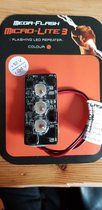 Original Mega-Flash Micro-Lite3 Orange flisers "The Best" Alarm Led verlichting tbv Zwaailamp flitslamp