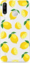 Huawei P30 Lite hoesje TPU Soft Case - Back Cover - Lemons / Citroen / Citroentjes