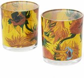 Set 2 Glazen Zonnebloemen Van Gogh Museum - Souvenir