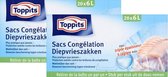 Toppits Diepvrieszakjes 6 liter 40 zakjes (2x20)