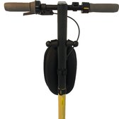 OPBERGTAS (TAS) + OPHANGBEUGELS voor elektrische step Segway Ninebot KickScooter MAX G30 - E22E - E25E ES2 - ES4 - Accessoires - Waterdicht - Professionele bevestiging - Rits - Zwart - Opbergtas - Draagtas