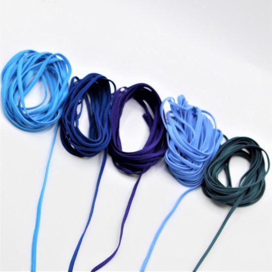 ANDSHUAI Elastieken elastiek, 1 cm breed, elastiek, broekelastiek, brede elastische band, elastiek om te naaien, elastiek voor broekband, doe-het-zelf handwerk, 5 m, wit