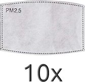 10 x Cotton Smile® PM2.5 Filters voor Cotton Smile Mondkapje - Mondmasker - 95% Rendement