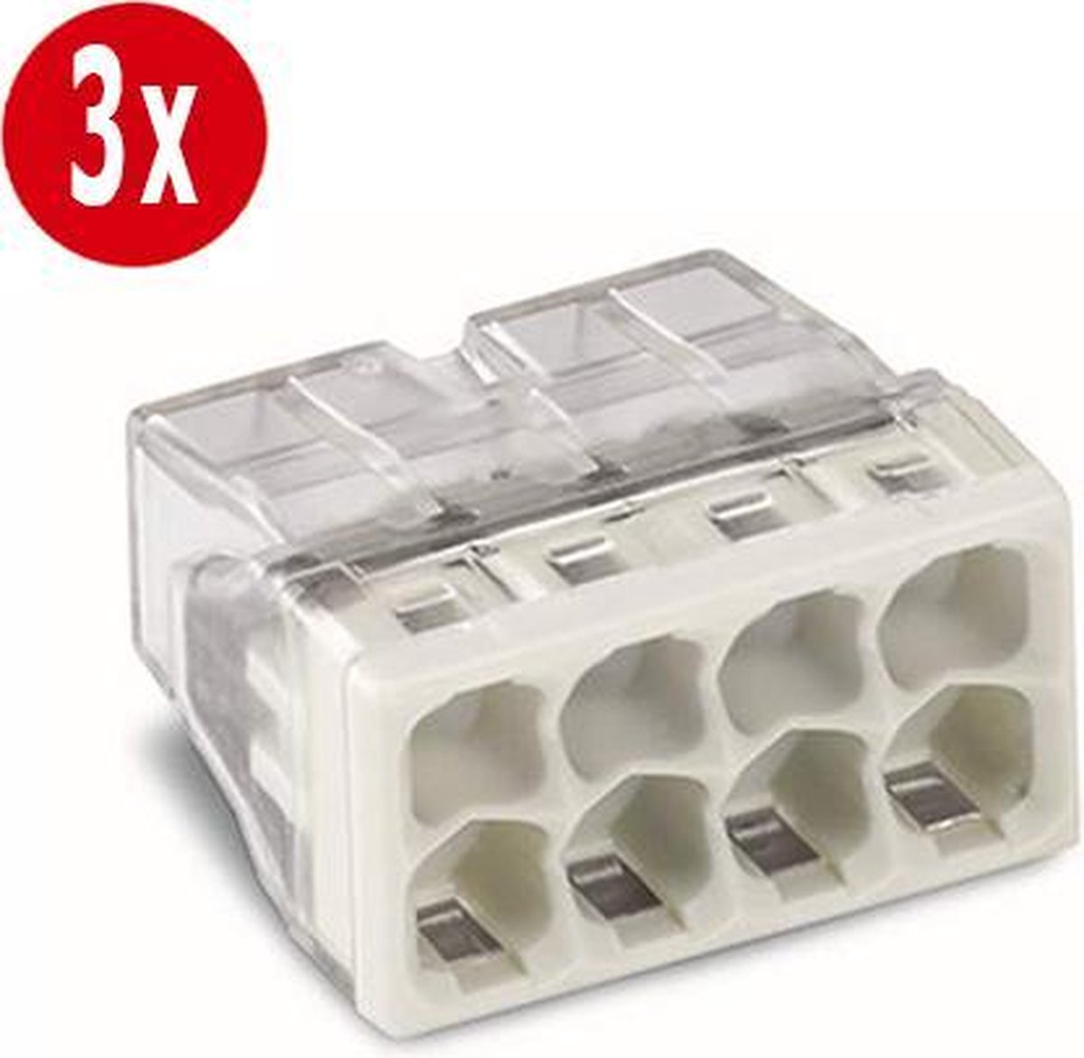 Wago lasklem 2273-208 - 8 voudig (3 stuks)
