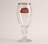 Stella Artois op voet bierglas - 25cl - Origineel glas van de brouwerij - Glas op voet - Nieuw