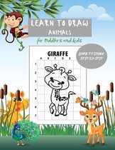 Learn to draw animals for toddlers and kids
