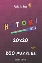 Puzzles for Brain - Hitori 200 Puzzles 20x20 vol. 14