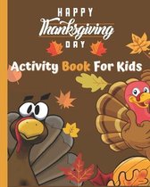 Happy Thanksgiving Activity Book for Kids