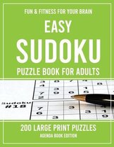 Easy Sudoku Puzzle Book for Adults