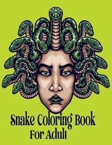 Snake Coloring Book For Adult