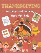 Thanksgiving Activity and Coloring Book for kids
