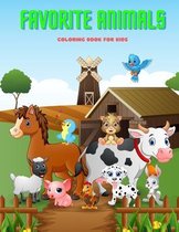 FAVORITE ANIMALS - Coloring Book For Kids