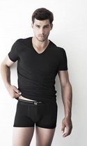 Woody Top V-hals Single Pack Zwart XL