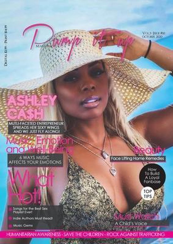 Pump it up magazine - Ashley Ca$h - cover