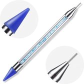 Diamond Painting pen met blauwe kristallen