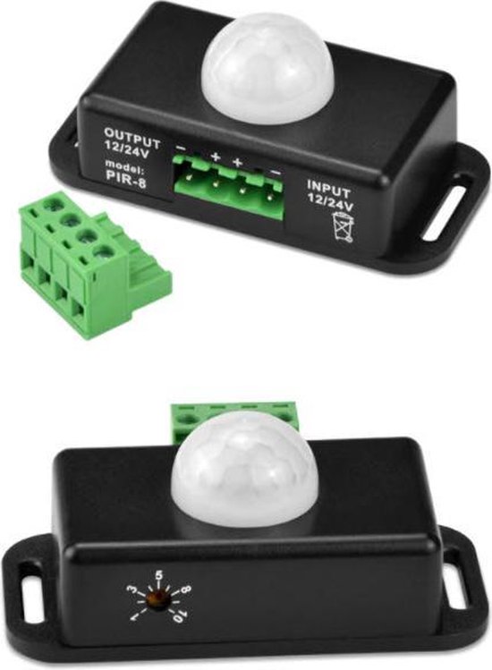 Automatische Verstelbare PIR Motion Sensor - Infrarood Detector - Licht  Schakelaar | bol.com