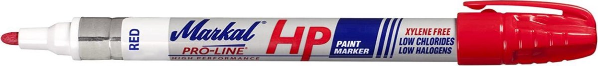 Markal - Pro-Line HP Lakmarker - 3 mm - Rood - 1 stuk