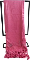 Viscose sjaal omslagdoek roze pashmina shawl