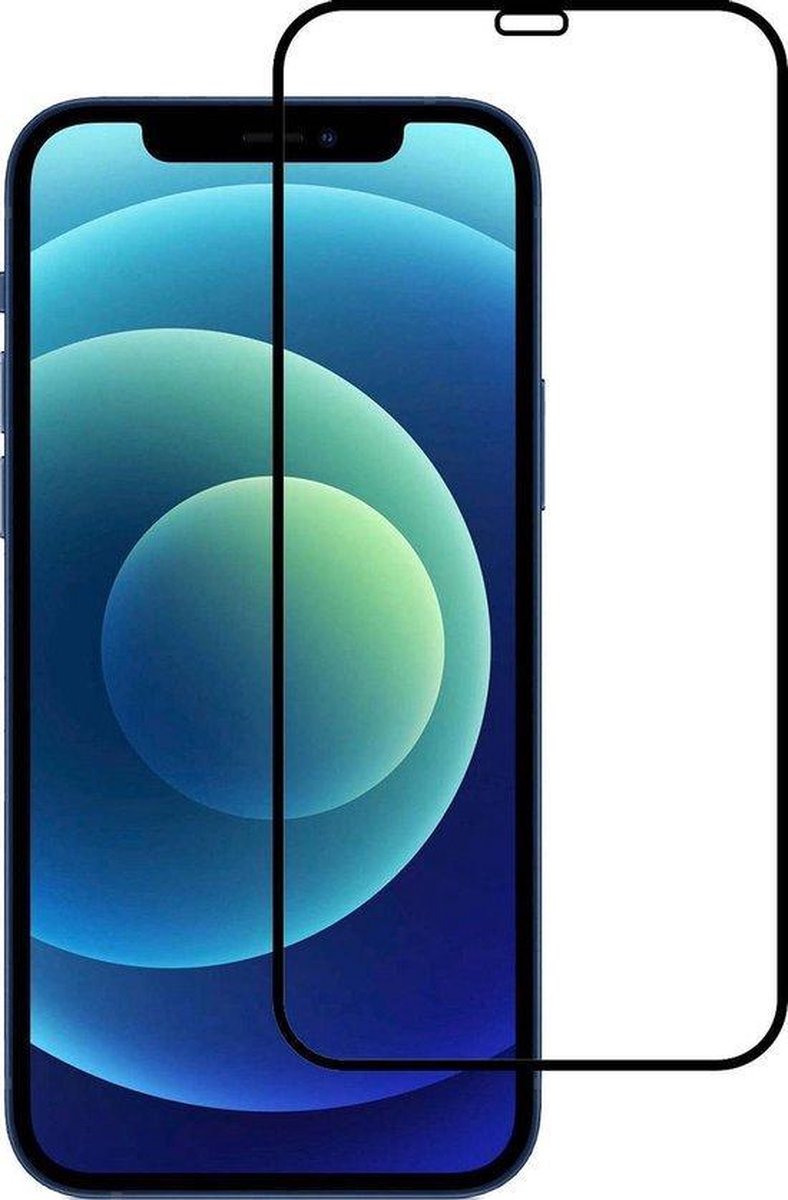 iPhone 12 ScreenProtector - iPhone 12 Pro ScreenProtector - Tempered Glass Full Cover