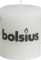 Bolsius Rustieke Stompkaars - 80/68 - Wit - 1 Stuk