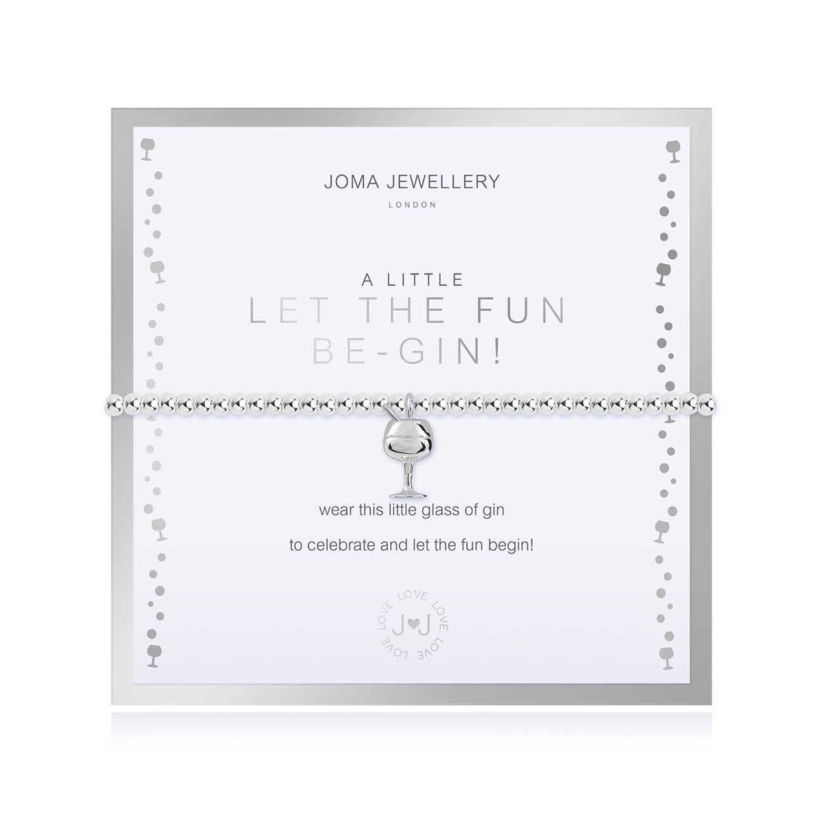 Joma Jewellery Boxed A Little - Let the Fun be-Gin!