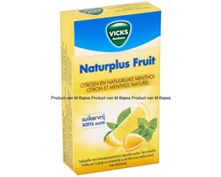 Vicks Citroen Menthol Suikervrij 20 x 40GR - Voordeelverpakking
