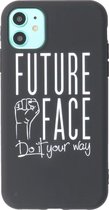 Future Face Back Cover Telefoonhoesje voor iPhone 11 - Zwart