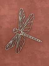 Houten dier | Libelle | Geometrische wanddecoratie