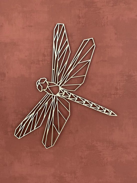 Intrekking apotheek gevolg Houten dier | Libelle | Geometrische wanddecoratie | bol.com