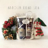 Moederdag cadeautje Dode Zee producten Cadeauset hand en voetcreme met Dode Zeezout mineralen 100 ml + 100ml