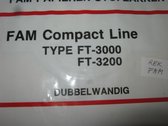 FAM Compact Line stofzuigerzakken 10 stuks 3000-3200