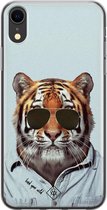 iPhone XR hoesje siliconen - Tijger wild | Apple iPhone XR case | TPU backcover transparant