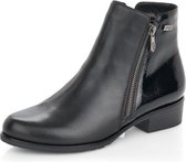 Remonte Dames Enkellaars D6871-01 Zwart/Combi - Wijdte G - Maat 40