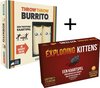 Afbeelding van het spelletje Throw Throw Burrito & Exploding Kittens Bundel - Nederlandstalig Kaartspel