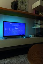 MOOD TV BACKLIGHT RGB 4X0,5M + 3 connectoren van 30cm|16 kleuren  en 4 dynamische kleurstanden |dimbaar via afstandsbediening