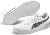 PUMA Carina Untamed Dames Sneakers - Puma White-Silver - Maat 37.5