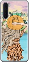 OnePlus Nord hoesje siliconen - Sunset girl | OnePlus Nord case | multi | TPU backcover transparant