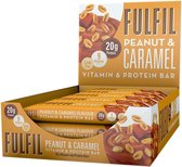 Fulfil Nutrition Barre Vitamines et Protéines - Chocolat Cacahuète et Caramel - 900 grammes (15 barres)