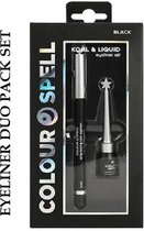 Profusion Cosmetics Colour Spell - Kohl & Liquid Black Eyeliner Set - 800ASET Black - Make-upgeschenkset