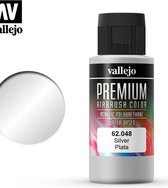 Vallejo Premium Airbrush Color Metallic Silver
