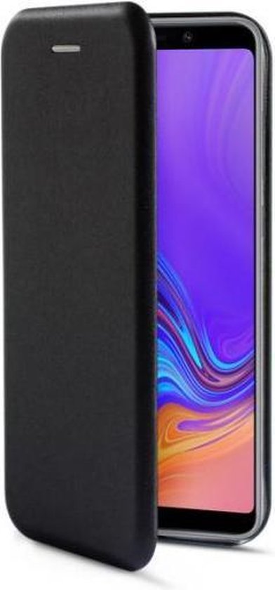 Coque Samsung A9 noire - Premium Book Case Coque Samsung Galaxy A9 2018  avec espace... | bol.com