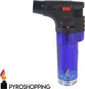 Pyroshopping Turbo X2 aansteker en gasbrander transparant (BBQ, Creme Brulee, Vuurwerk, Vuurkorf)