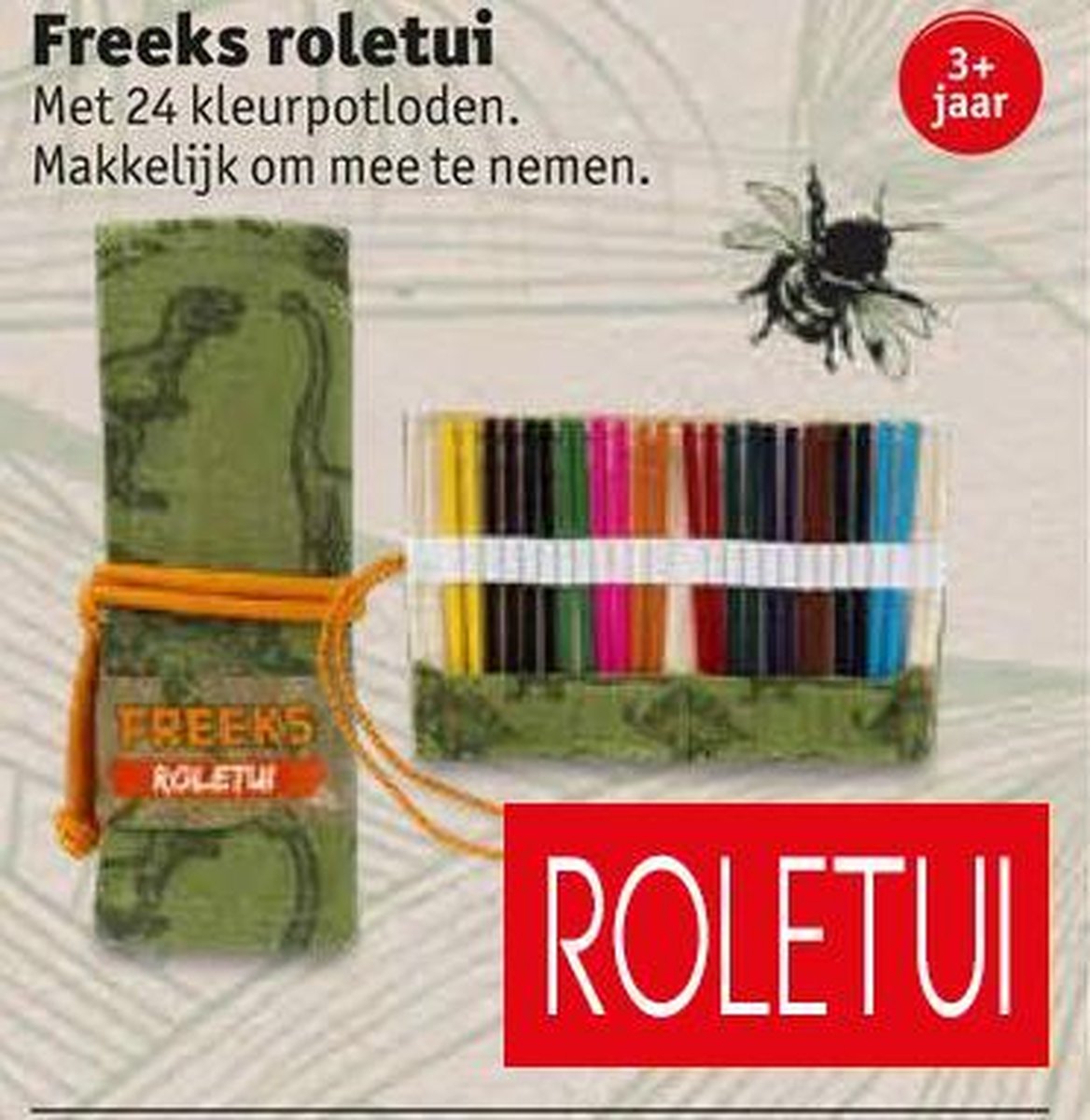 Freeks Roletui - 24 Kleurpotloden