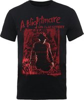 Nightmare On Elm Street Freddy Silhouette T-Shirt XL
