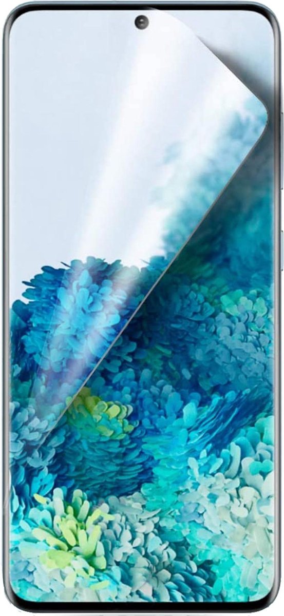 Screenprotector geschikt voor Samsung S20 FE - Glas PET Folie Screen Protector