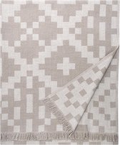 Lapuan Kankurit HUVILA - Wollen Plaid - Beige/Wit - 150x170