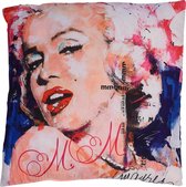Sierkussen - Marilyn Monroe - Multicolor - 40 Cm X 40 Cm